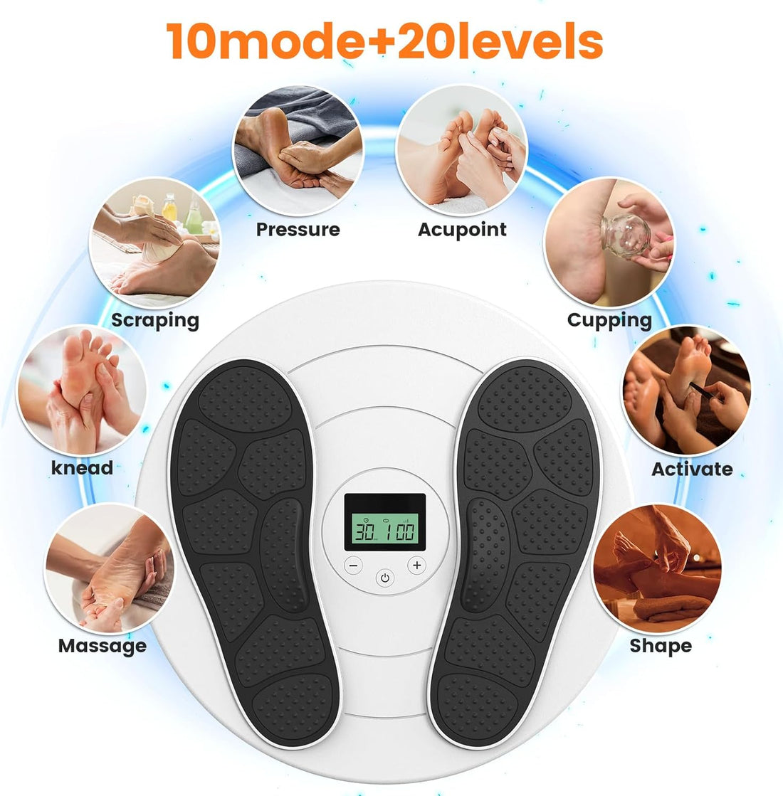 Rawlogy EMS Foot Massager PRO - Clinical Grade