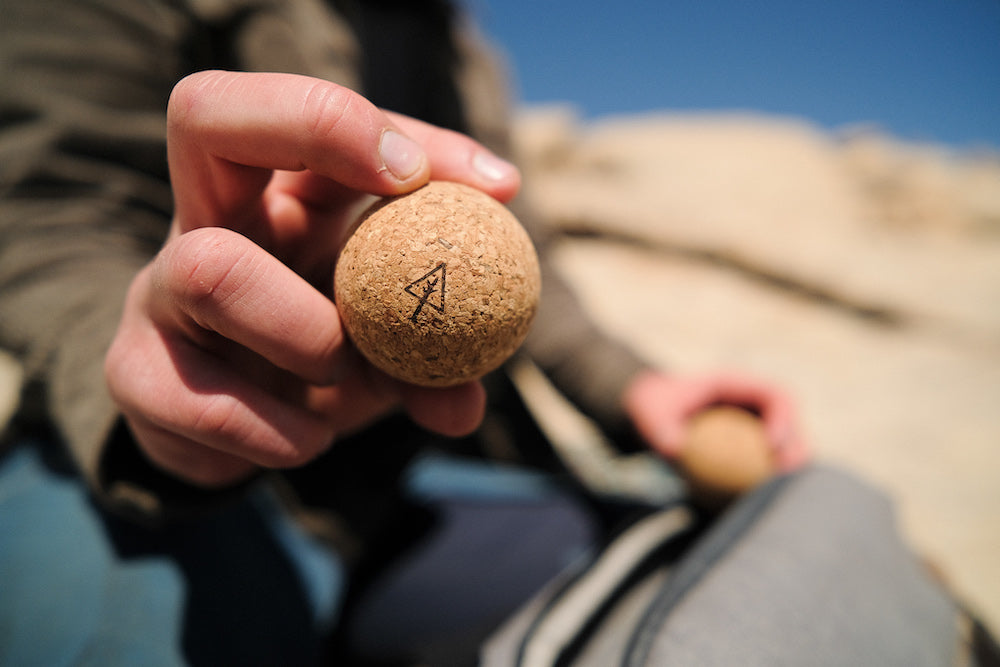 Natural Cork Massage Ball Fascia Cork BallMuscle Massage Tension